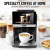 image:imageZulay Kitchen Magia Clasica Automatic Espresso Machine with BuiltIn Grinder Touch Panel Coffee Maker Steam Wand Milk Frother Adjustable Strength SelfCleaning Black amp Copper 13 x 177 x 94Silver