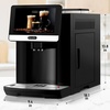 image:imageZulay Kitchen Magia Clasica Automatic Espresso Machine with BuiltIn Grinder Touch Panel Coffee Maker Steam Wand Milk Frother Adjustable Strength SelfCleaning Black amp Copper 13 x 177 x 94Polished Silver