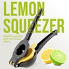 image:imageZulay Kitchen Metal 2in1 Lemon Squeezer  Sturdy Max Extraction Hand Juicer Lemon Squeezer Gets Every Last Drop  Easy to Clean Manual Citrus Juicer  EasyUse Lemon Juicer Squeezer  RedYellowBlack  Yellow