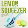 image:imageZulay Kitchen Metal 2in1 Lemon Squeezer  Sturdy Max Extraction Hand Juicer Lemon Squeezer Gets Every Last Drop  Easy to Clean Manual Citrus Juicer  EasyUse Lemon Juicer Squeezer  RedYellowLight Blue  Purple Slate