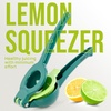 image:imageZulay Kitchen Metal 2in1 Lemon Squeezer  Sturdy Max Extraction Hand Juicer Lemon Squeezer Gets Every Last Drop  Easy to Clean Manual Citrus Juicer  EasyUse Lemon Juicer Squeezer  RedYellowDark Green  Lime