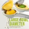 image:imageZulay Kitchen Metal 2in1 Lemon Squeezer  Sturdy Max Extraction Hand Juicer Lemon Squeezer Gets Every Last Drop  Easy to Clean Manual Citrus Juicer  EasyUse Lemon Juicer Squeezer  RedYellowGray  Yellow
