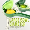 image:imageZulay Kitchen Metal 2in1 Lemon Squeezer  Sturdy Max Extraction Hand Juicer Lemon Squeezer Gets Every Last Drop  Easy to Clean Manual Citrus Juicer  EasyUse Lemon Juicer Squeezer  RedYellowGreen  Lime