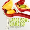 image:imageZulay Kitchen Metal 2in1 Lemon Squeezer  Sturdy Max Extraction Hand Juicer Lemon Squeezer Gets Every Last Drop  Easy to Clean Manual Citrus Juicer  EasyUse Lemon Juicer Squeezer  RedYellowRed  Yellow