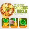 image:imageZulay Kitchen Metal 2in1 Lemon Squeezer  Sturdy Max Extraction Hand Juicer Lemon Squeezer Gets Every Last Drop  Easy to Clean Manual Citrus Juicer  EasyUse Lemon Juicer Squeezer  RedYellowYellow and Green