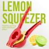 image:imageZulay Kitchen Metal 2in1 Lemon Squeezer  Sturdy Max Extraction Hand Juicer Lemon Squeezer Gets Every Last Drop  Easy to Clean Manual Citrus Juicer  EasyUse Lemon Juicer Squeezer  RedYellowRed  Yellow