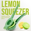 image:imageZulay Kitchen Metal 2in1 Lemon Squeezer  Sturdy Max Extraction Hand Juicer Lemon Squeezer Gets Every Last Drop  Easy to Clean Manual Citrus Juicer  EasyUse Lemon Juicer Squeezer  RedYellowGreen  Lime