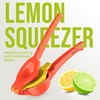 image:imageZulay Kitchen Metal 2in1 Lemon Squeezer  Sturdy Max Extraction Hand Juicer Lemon Squeezer Gets Every Last Drop  Easy to Clean Manual Citrus Juicer  EasyUse Lemon Juicer Squeezer  RedYellowBright Red and Yellow