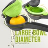 image:imageZulay Kitchen Metal 2in1 Lemon Squeezer  Sturdy Max Extraction Hand Juicer Lemon Squeezer Gets Every Last Drop  Easy to Clean Manual Citrus Juicer  EasyUse Lemon Juicer Squeezer  RedYellowGray and Lime Punch