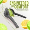 image:imageZulay Kitchen Metal 2in1 Lemon Squeezer  Sturdy Max Extraction Hand Juicer Lemon Squeezer Gets Every Last Drop  Easy to Clean Manual Citrus Juicer  EasyUse Lemon Juicer Squeezer  RedYellowGray and Lime Punch