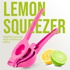 image:imageZulay Kitchen Metal 2in1 Lemon Squeezer  Sturdy Max Extraction Hand Juicer Lemon Squeezer Gets Every Last Drop  Easy to Clean Manual Citrus Juicer  EasyUse Lemon Juicer Squeezer  RedYellowDragonfruit  Dragonfruit
