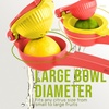 image:imageZulay Kitchen Metal 2in1 Lemon Squeezer  Sturdy Max Extraction Hand Juicer Lemon Squeezer Gets Every Last Drop  Easy to Clean Manual Citrus Juicer  EasyUse Lemon Juicer Squeezer  RedYellowBright Red and Yellow