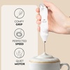 image:imageZulay Kitchen Powerful Milk Frother Wand  Handheld Stainless Steel  Battery Operated Drink Mixer for Coffee Lattes Cappuccino Matcha  Froth Mate Frother Gift  Midnight BlackFrench Marble