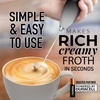 image:imageZulay Kitchen Powerful Milk Frother Wand  Handheld Stainless Steel  Battery Operated Drink Mixer for Coffee Lattes Cappuccino Matcha  Froth Mate Frother Gift  Midnight BlackStorm