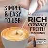 image:imageZulay Kitchen Powerful Milk Frother Wand  Handheld Stainless Steel  Battery Operated Drink Mixer for Coffee Lattes Cappuccino Matcha  Froth Mate Frother Gift  Absolute BlackGold  White