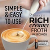image:imageZulay Kitchen Powerful Milk Frother Wand  Handheld Stainless Steel  Battery Operated Drink Mixer for Coffee Lattes Cappuccino Matcha  Froth Mate Frother Gift  Absolute BlackTitan Gray