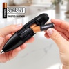 image:imageZulay Kitchen Powerful Milk Frother Wand  Handheld Stainless Steel  Battery Operated Drink Mixer for Coffee Lattes Cappuccino Matcha  Froth Mate Frother Gift  Midnight BlackFusion Black
