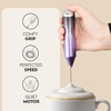 image:imageZulay Kitchen Powerful Milk Frother Wand  Handheld Stainless Steel  Battery Operated Drink Mixer for Coffee Lattes Cappuccino Matcha  Froth Mate Frother Gift  Midnight BlackBig Bang Galaxy