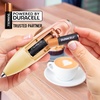 image:imageZulay Kitchen Powerful Milk Frother Wand  Handheld Stainless Steel  Battery Operated Drink Mixer for Coffee Lattes Cappuccino Matcha  Froth Mate Frother Gift  Midnight BlackEmber Sunrise