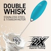 image:imageZulay Kitchen Powerful Milk Frother Wand  Handheld Stainless Steel  Battery Operated Drink Mixer for Coffee Lattes Cappuccino Matcha  Froth Mate Frother Gift  Midnight BlackOcean Blue