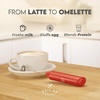 image:imageZulay Kitchen Powerful Milk Frother Wand  Handheld Stainless Steel  Battery Operated Drink Mixer for Coffee Lattes Cappuccino Matcha  Froth Mate Frother Gift  Absolute BlackRed