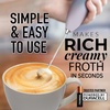 image:imageZulay Kitchen Powerful Milk Frother Wand  Handheld Stainless Steel  Battery Operated Drink Mixer for Coffee Lattes Cappuccino Matcha  Froth Mate Frother Gift  Absolute BlackGrand Cloud