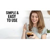 image:imageZulay Kitchen Powerful Milk Frother Wand  Handheld Stainless Steel  Battery Operated Drink Mixer for Coffee Lattes Cappuccino Matcha  Froth Mate Frother Gift  Midnight BlackDragon Red