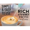 image:imageZulay Kitchen Powerful Milk Frother Wand  Handheld Stainless Steel  Battery Operated Drink Mixer for Coffee Lattes Cappuccino Matcha  Froth Mate Frother Gift  Absolute BlackMint