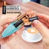 image:imageZulay Kitchen Powerful Milk Frother Wand  Handheld Stainless Steel  Battery Operated Drink Mixer for Coffee Lattes Cappuccino Matcha  Froth Mate Frother Gift  Absolute BlackRoyal Sunrise