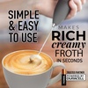 image:imageZulay Kitchen Powerful Milk Frother Wand  Handheld Stainless Steel  Battery Operated Drink Mixer for Coffee Lattes Cappuccino Matcha  Froth Mate Frother Gift  Midnight BlackQuantum Gray