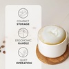image:imageZulay Kitchen Powerful Milk Frother Wand  Handheld Stainless Steel  Battery Operated Drink Mixer for Coffee Lattes Cappuccino Matcha  Froth Mate Frother Gift  Absolute BlackQuartz