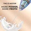image:imageZulay Kitchen Powerful Milk Frother Wand  Handheld Stainless Steel  Battery Operated Drink Mixer for Coffee Lattes Cappuccino Matcha  Froth Mate Frother Gift  Absolute BlackLush Purple