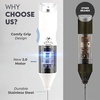 image:imageZulay Kitchen Powerful Milk Frother Wand  Handheld Stainless Steel  Battery Operated Drink Mixer for Coffee Lattes Cappuccino Matcha  Froth Mate Frother Gift  Midnight BlackClean White
