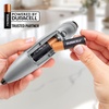 image:imageZulay Kitchen Powerful Milk Frother Wand  Handheld Stainless Steel  Battery Operated Drink Mixer for Coffee Lattes Cappuccino Matcha  Froth Mate Frother Gift  Midnight BlackImperial Silver Black