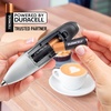image:imageZulay Kitchen Powerful Milk Frother Wand  Handheld Stainless Steel  Battery Operated Drink Mixer for Coffee Lattes Cappuccino Matcha  Froth Mate Frother Gift  Absolute BlackStorm