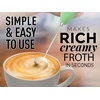 image:imageZulay Kitchen Powerful Milk Frother Wand  Handheld Stainless Steel  Battery Operated Drink Mixer for Coffee Lattes Cappuccino Matcha  Froth Mate Frother Gift  Absolute BlackMetallic Blue