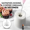 image:imageZulay Kitchen Powerful Milk Frother Wand  Handheld Stainless Steel  Battery Operated Drink Mixer for Coffee Lattes Cappuccino Matcha  Froth Mate Frother Gift  Midnight BlackPure Sun