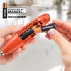 image:imageZulay Kitchen Powerful Milk Frother Wand  Handheld Stainless Steel  Battery Operated Drink Mixer for Coffee Lattes Cappuccino Matcha  Froth Mate Frother Gift  Midnight BlackPeaches and Cream