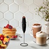 image:imageZulay Kitchen Powerful Milk Frother Wand  Handheld Stainless Steel  Battery Operated Drink Mixer for Coffee Lattes Cappuccino Matcha  Froth Mate Frother Gift  Midnight BlackHoney Bee