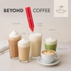 image:imageZulay Kitchen Powerful Milk Frother Wand  Handheld Stainless Steel  Battery Operated Drink Mixer for Coffee Lattes Cappuccino Matcha  Froth Mate Frother Gift  Midnight BlackRed