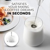 image:imageZulay Kitchen Powerful Milk Frother Wand  Handheld Stainless Steel  Battery Operated Drink Mixer for Coffee Lattes Cappuccino Matcha  Froth Mate Frother Gift  Midnight BlackZK Silver