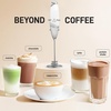 image:imageZulay Kitchen Powerful Milk Frother Wand With Duracell Batteries  Ultra Fast Handheld Drink Mixer  Electric Whisk Foam Maker for Coffee Lattes Cappuccino amp Matcha  Triple Whisk  Orchid LilacOnyx Marble