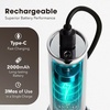 image:imageZulay Kitchen Powerful Milk Frother Wand With Duracell Batteries  Ultra Fast Handheld Drink Mixer  Electric Whisk Foam Maker for Coffee Lattes Cappuccino amp Matcha  Triple Whisk  Orchid LilacLux Alpha Silver