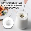image:imageZulay Kitchen Powerful Milk Frother Wand With Duracell Batteries  Ultra Fast Handheld Drink Mixer  Electric Whisk Foam Maker for Coffee Lattes Cappuccino amp Matcha  Triple Whisk  Orchid LilacKismet Rose