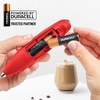image:imageZulay Kitchen Powerful Milk Frother Wand With Duracell Batteries  Ultra Fast Handheld Drink Mixer  Electric Whisk Foam Maker for Coffee Lattes Cappuccino amp Matcha  Triple Whisk  Orchid LilacScarlet Red