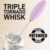image:imageZulay Kitchen Powerful Milk Frother Wand With Duracell Batteries  Ultra Fast Handheld Drink Mixer  Electric Whisk Foam Maker for Coffee Lattes Cappuccino amp Matcha  Triple Whisk  Orchid LilacAll Must Go Regal Lavender