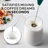 image:imageZulay Kitchen Powerful Milk Frother Wand With Duracell Batteries  Ultra Fast Handheld Drink Mixer  Electric Whisk Foam Maker for Coffee Lattes Cappuccino amp Matcha  Triple Whisk  Orchid LilacDark Cypress