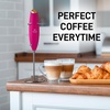image:imageZulay Kitchen Powerful Milk Frother Wand With Duracell Batteries  Ultra Fast Handheld Drink Mixer  Electric Whisk Foam Maker for Coffee Lattes Cappuccino amp Matcha  Triple Whisk  Orchid LilacMagenta Gold