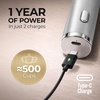 image:imageZulay Kitchen Powerful Milk Frother Wand With Duracell Batteries  Ultra Fast Handheld Drink Mixer  Electric Whisk Foam Maker for Coffee Lattes Cappuccino amp Matcha  Triple Whisk  Orchid LilacUltra Silver