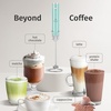 image:imageZulay Kitchen Powerful Milk Frother Wand With Duracell Batteries  Ultra Fast Handheld Drink Mixer  Electric Whisk Foam Maker for Coffee Lattes Cappuccino amp Matcha  Triple Whisk  Orchid LilacLux Blue Teal